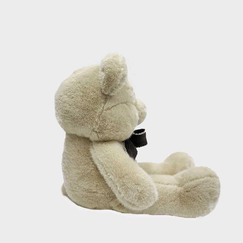 Cute Large Teddy Bear Plush Toy Soft Fluffy Stuffed Animal With Bowknot Big Hugging Pillow For Kids Valentine Birthday Gift