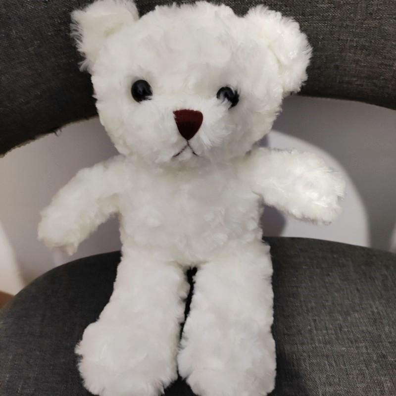 

Креативный белый халат медведь кукла врач медсестра униформа медведь плюшевая игрушка коллектив мероприятие подарок 30cm