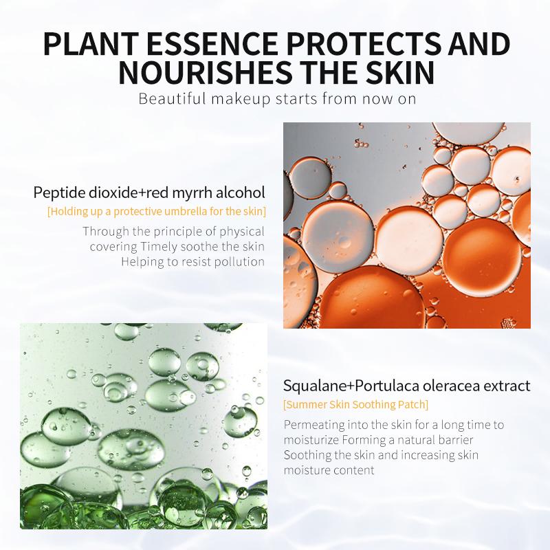 MERCILEN 2 IN 1 Rainbow Isolated + Sunscreen SPF 50+ Concealer Moisturizing Primer Brightening and Contouring