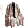 Wind Autumn And Winter Scarf Women'S Versatile Scarf Imitation Cashmere Thickened Warm And Cold-Proof Double-Sided Shawl