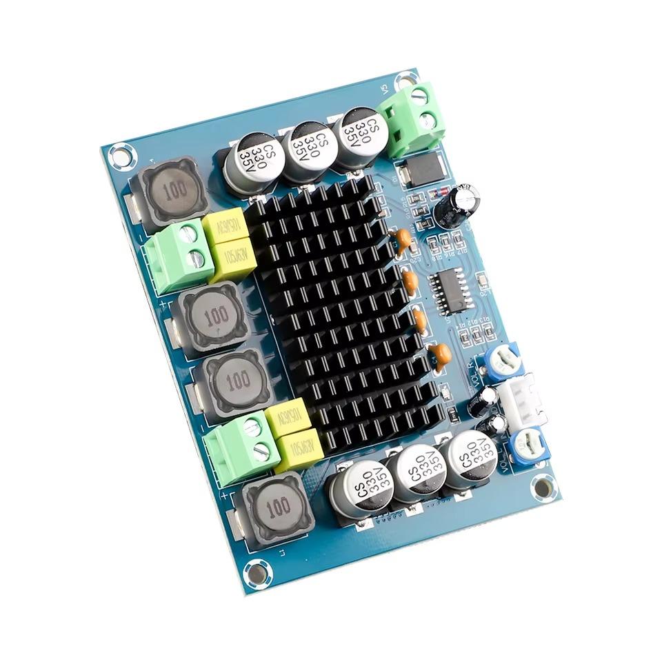 DC12-26V 2*120W tokanals digital stereo lydforsterkerkort høy effekt CS8673 DIY 240W forsterker lydkort