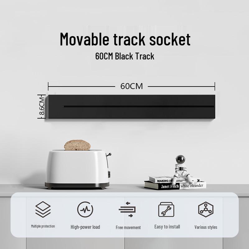 International High Power Surface-Mounted Track Socket