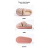 Wear Resistant, Anti Slip, Lightweight Plush Slippers with Warm and Thick Soles for Couples, Home Warming Cotton Slippers In Winter