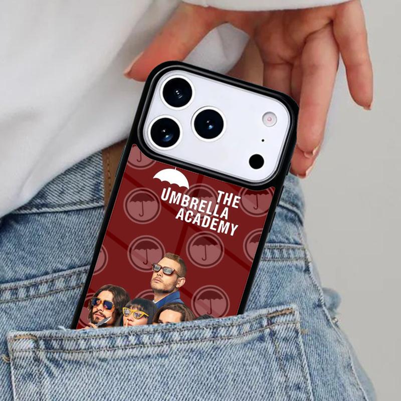 Umbrella Academy Logo Phone Case for iPhone 17ProMax 12 13 14 15 16e 17 Pro Max Plus Air Cover