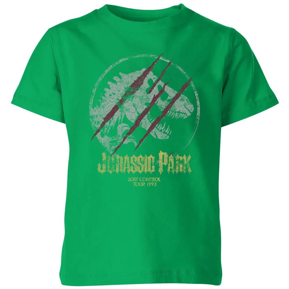 Jurassic Park Lost Control Kids  T-Shirt - Green - 3-4 Years 130