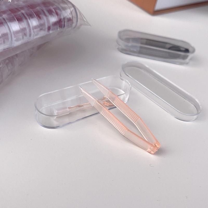 Pack of 20 Plastic Contact Lenses Applicator Tweezers and Suction Cup Stick Set for Easy Wearing and Removal Easy To Use