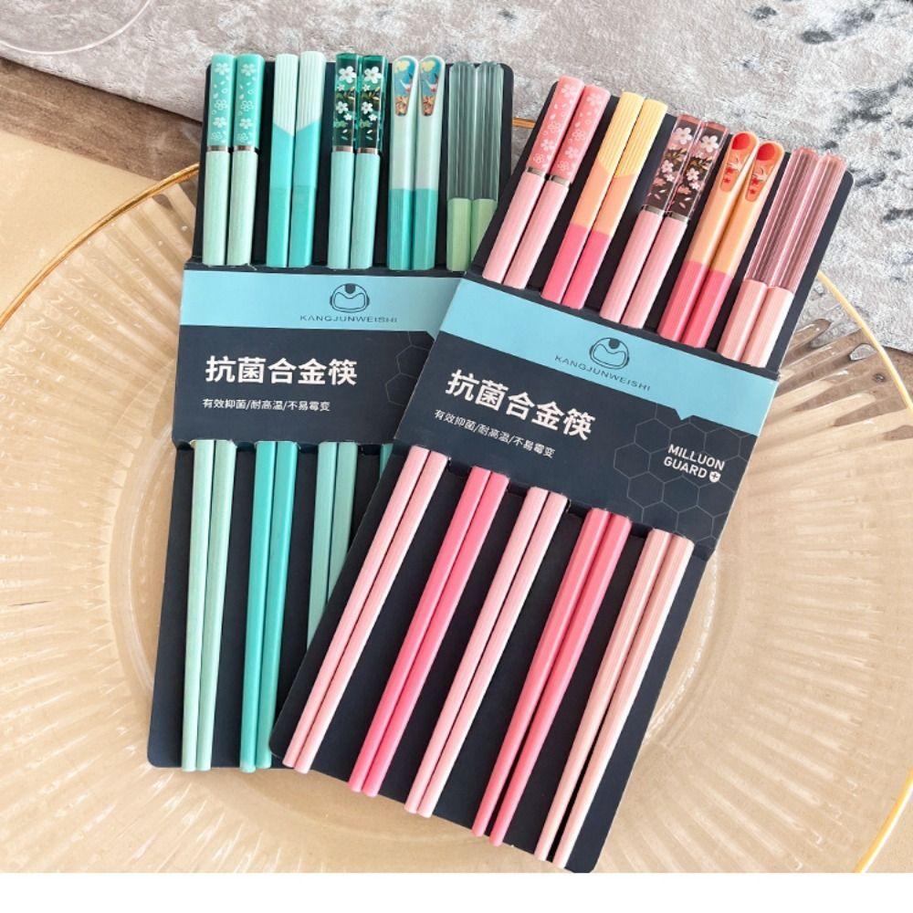 New Chinese Chopsticks Tableware Chop Sticks Chopsticks Non-Slip Food Sticks Reusable