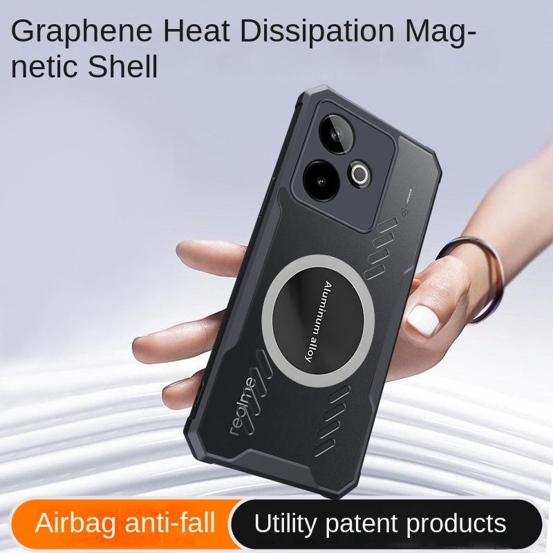 For OPPO Realme GT 7 Case Hard Heat Dissipation Magnetic Protective Back Cover Case For Realme GT 7 Pro GT Neo 7 Phone Shell