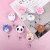 Work Card Clip Panda Name Card Holder Nurse Badge Holder Retractable Badge Reel ID Card Clips