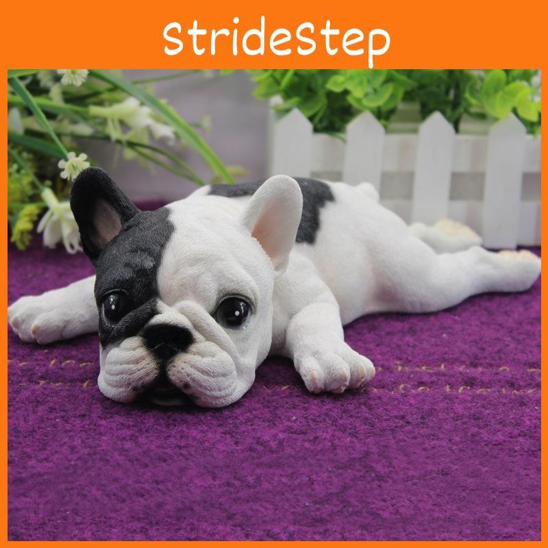 French Bulldog Simulated Model Tabletop Figurine Micro Landscape Decoration