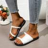 Fashion Shoes Female 2025 Brand Open Toe Women's Slippers Fashion Outdoor Summer Casual New Light Comfortable Non-Slip Flat Slippers