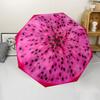 1 PC Automatic Folding Umbrella -fruitPattern,Portable & Foldable Design with 8 Ribs,Christmas Birthday Gifts