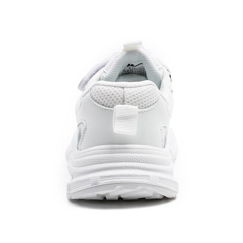 Warrior Synthetic Leather Fabric Versatile Comfortable Casual Sports Low-Top Running Shoes Kids Sneaker White WZ(CL)-0881