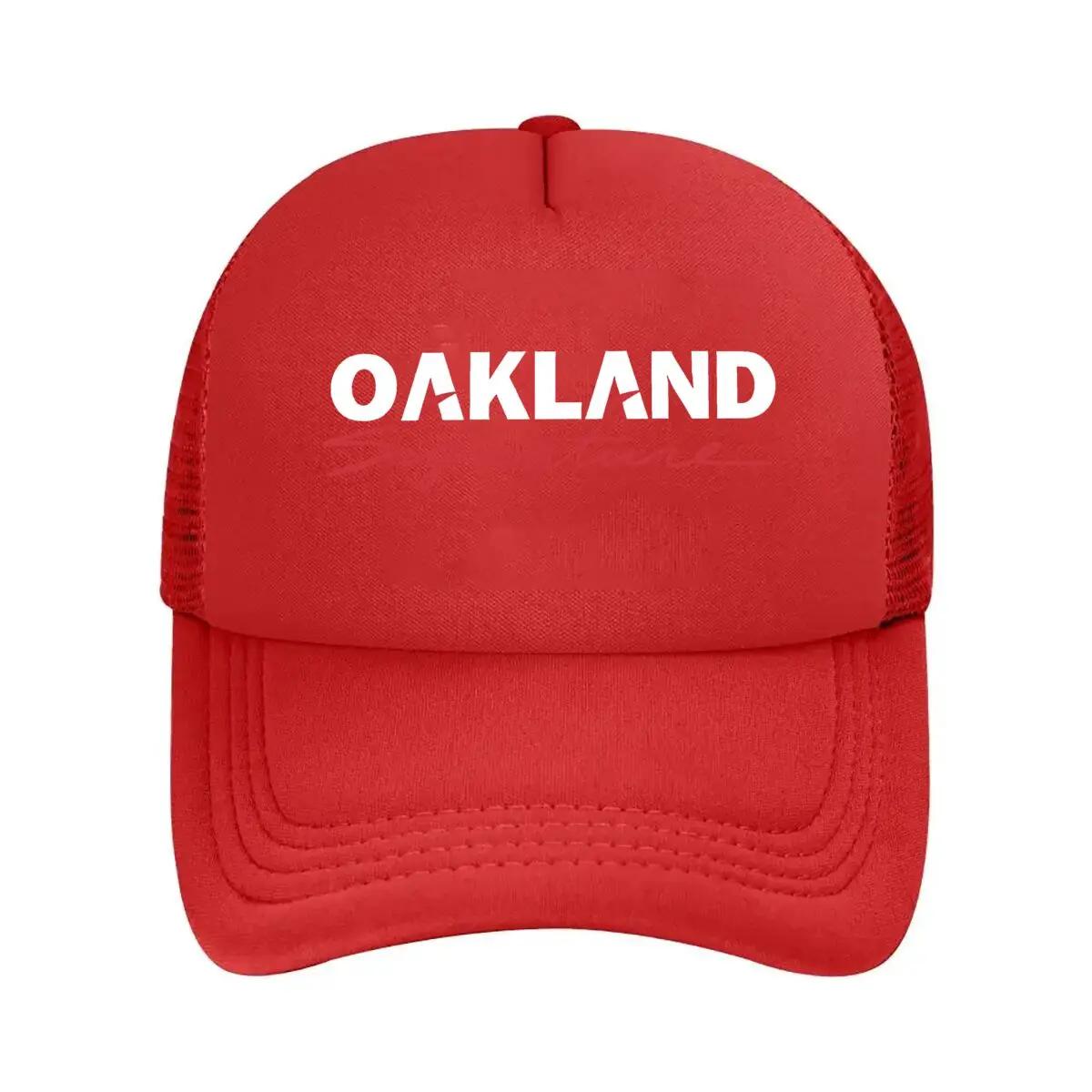 Oakland Signature City Pride Art Design Mesh Baseball Cap One Size