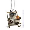 3 Types Fashionable Cat Car Decor, Perfect for Car Interior, Funny Home & Office Decoration, Suitable for Car Rearview Mirror & Home Decor