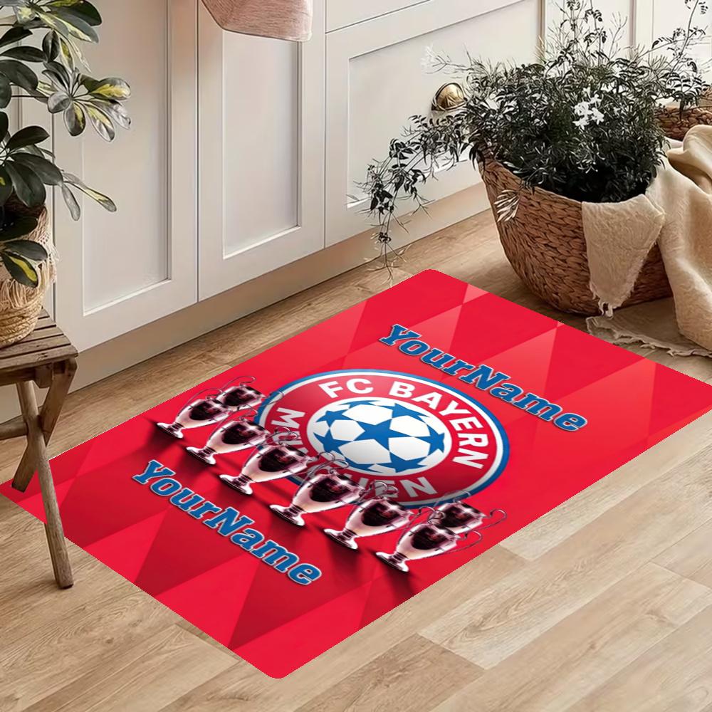 Fc Bayern Mnchen Customize Your Name Kitchen Rug Runner Rug Laundry Mat Hallway Entryway The Best Gift Choice
