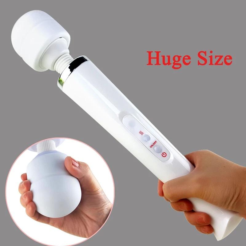 Riesige Zauberstab-Vibratoren für Frauen, USB-Aufladung, großer AV-Stick, weibliches G-Punkt-Massagegerät, Klitoris-Stimulator, Sexspielzeug für Erwachsene für Frauen