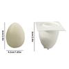 Cute Egg Shape Candle Making Mold Unique Resin Casting Silicone Mould for DIY Handmade Scented Candle Soap Cake Mould