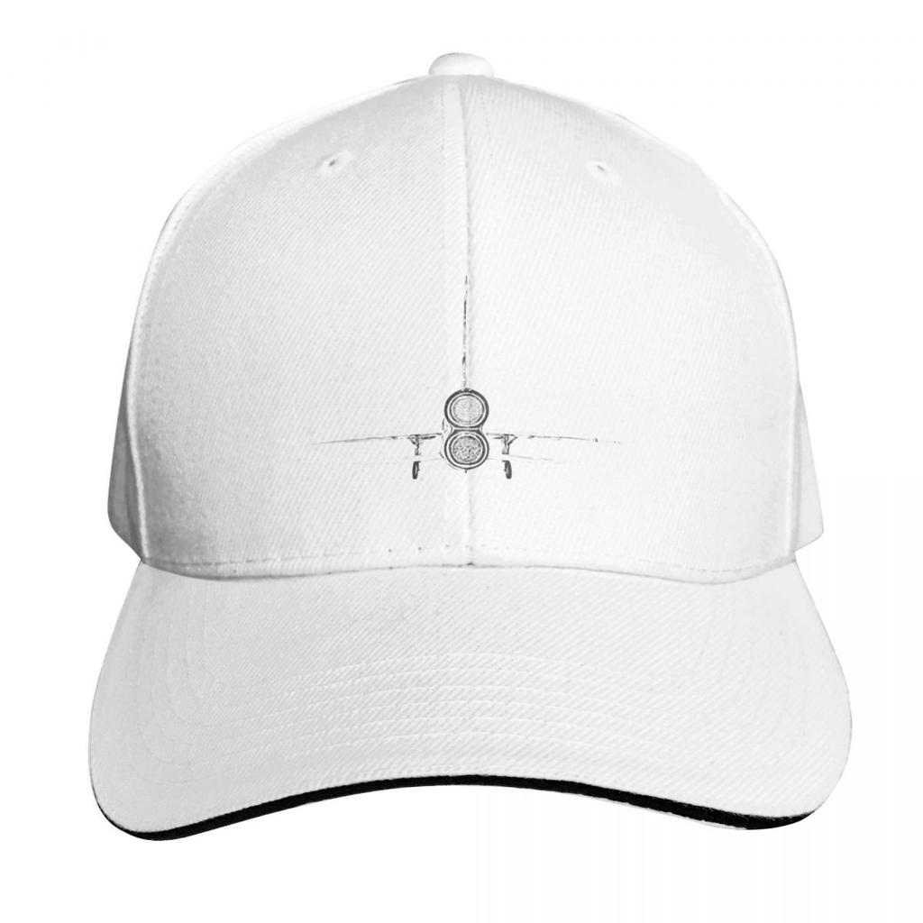 English Electric Lightning Jet Fighter Aircraft Rear View Monochrome Baseball Cap Golf Wear Tea Hat New Hat Unisexs Tennis Womens