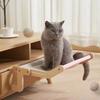 1pc Cat Window Hammock, Wooden Frame Hanging Cat Lounge Bed, Detachable Cat Basking Platform Window Seat Shelves