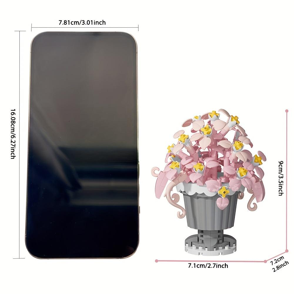 Набор строительных блоков «Букет цветов» — набор из бонсай и растений из АБС-смолы — фото 3