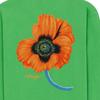 KENZO Poppy Flower Series Sweatshirts Men's Green Crew Neck Moderate Other FC65SW4254MF-57