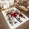 Ronaldo's Iconic Number Seven Square rugs are a great choice for living rooms, bedrooms, home décor, and as gifts.
