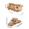 (2Pcs)Build Your Own 3D Wooden Puzzle Model Kit - A Fun And Educational DIY Gift