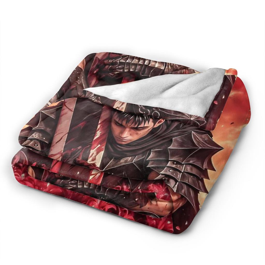 Berserks Blanket Super Soft Funny Plush Throw Blanket For Girls Boys Couch Bed Flannel Bedspread Bed Cover