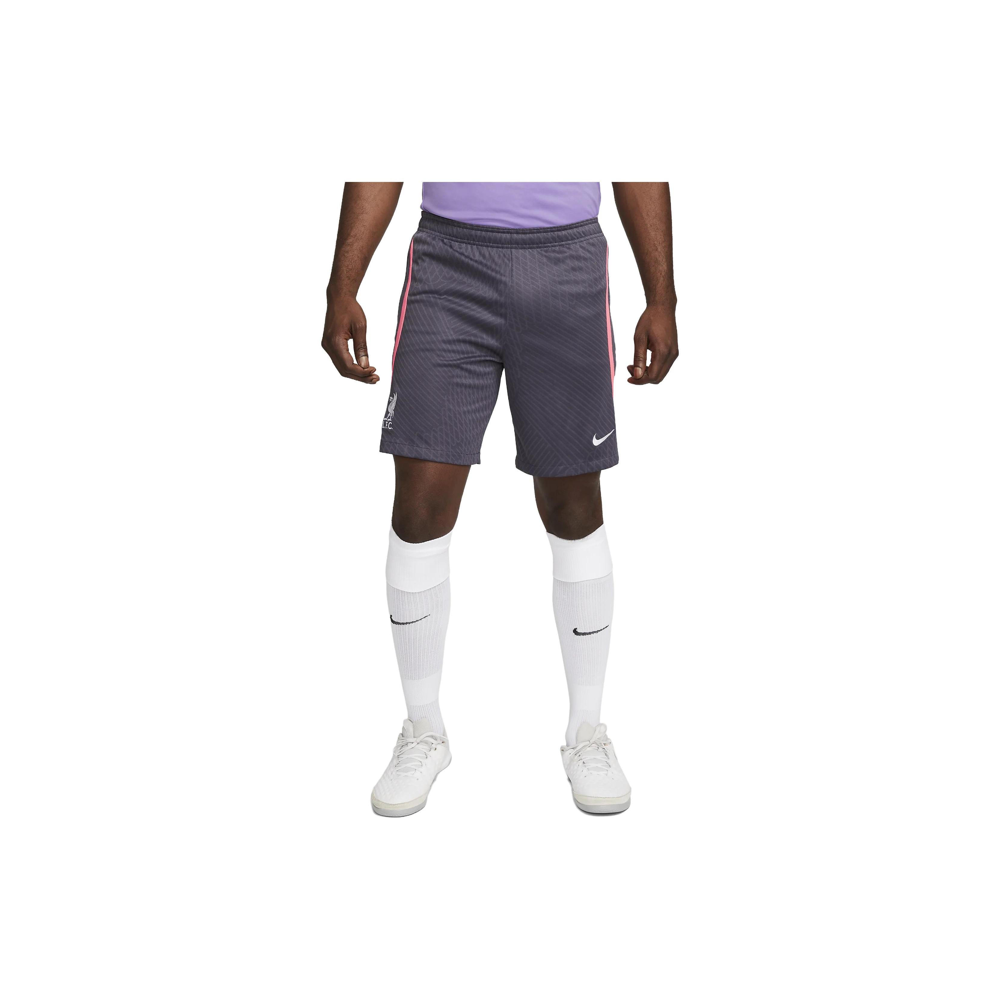 Nike Dri FIT Liverpool FC Strike Third Soccer Ball Shorts Men s Gray FJ8878-015 M