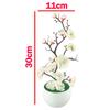Indoor Artificial Plants Office Art Blossom Plum Bonsai