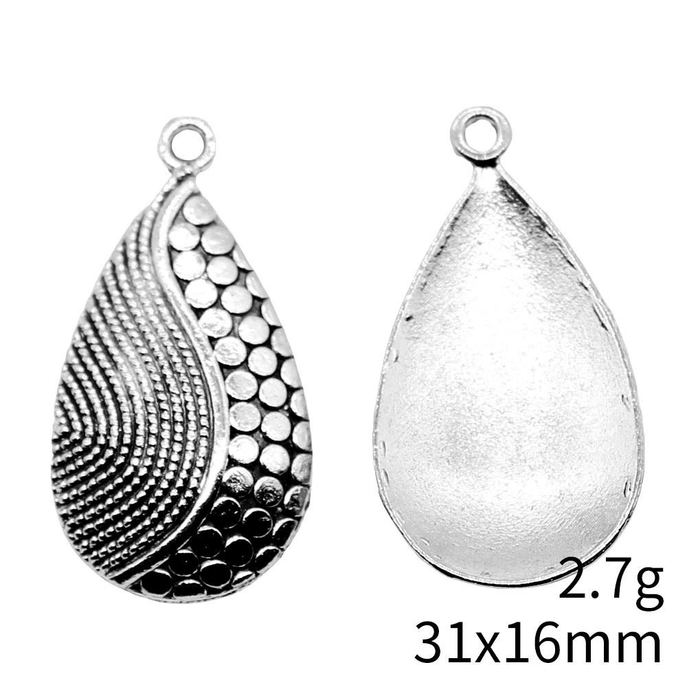 Mother's Day Charms For Bags Wave Water Drop Swirl Charms Pendant Audience Bag Pendant