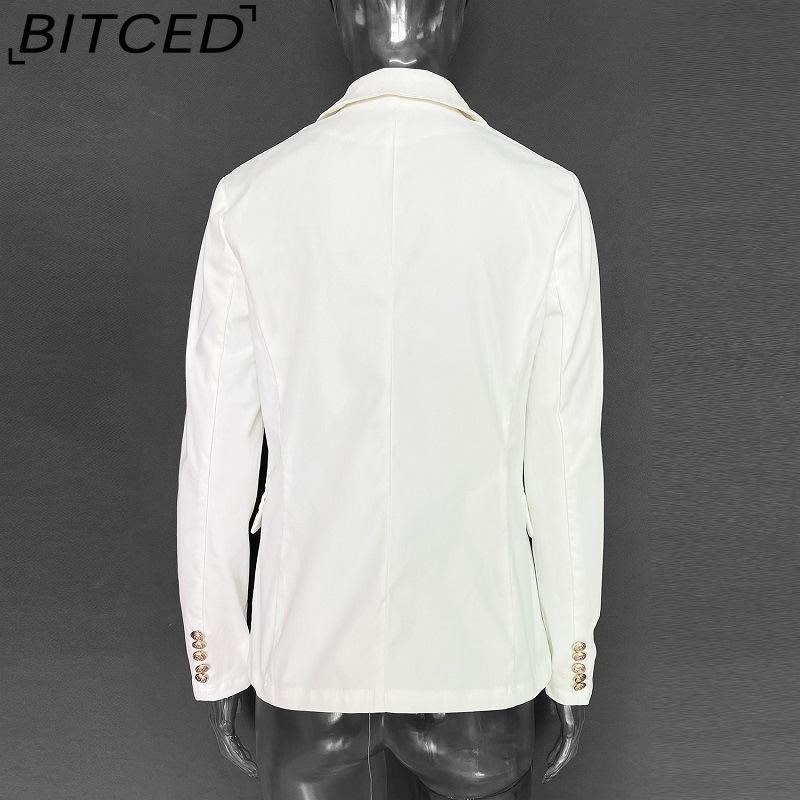 BITCED Women's Vintage Casual Lattice Print Autumn Winter Long Sleeve POLO Neck Jackets & Coats