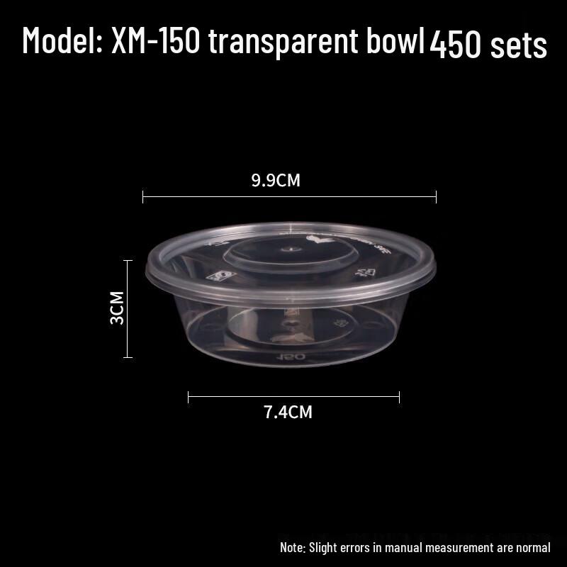 

Disposable Round Takeaway Food Containers with Lids