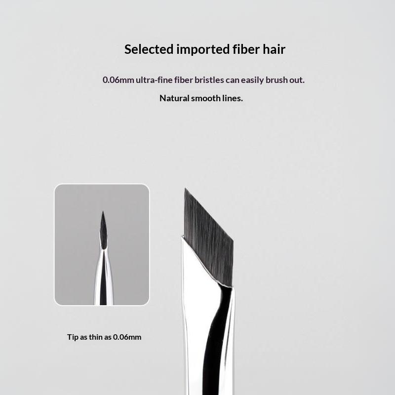 Precision Lining Blade Eyeliner Brush Thin Fine Angled Flat Eyebrow Brush for Sharp Eyeliner Undereye Detail Brow Filling Makeup