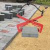 Lifting Clamps, Lifting Pliers Vertical Steel Plate Clamp of Glass Slabs/Metal Sheet/Granite Island, Roadside Stone Clamp Curb