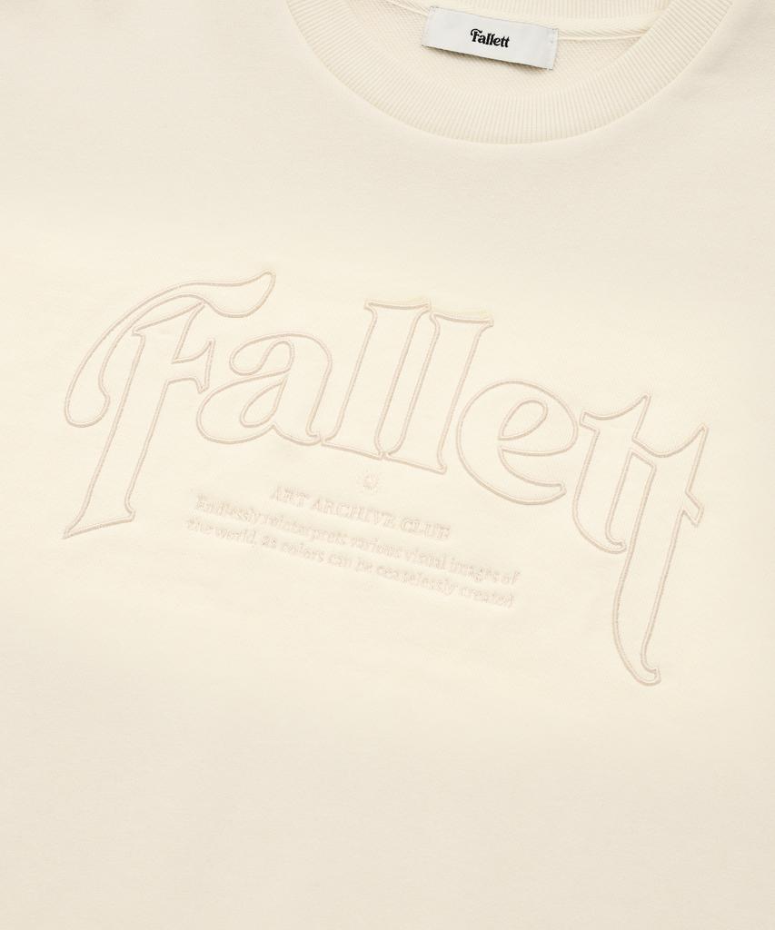 FALLETT Art Archive String Sweatshirt Ivory