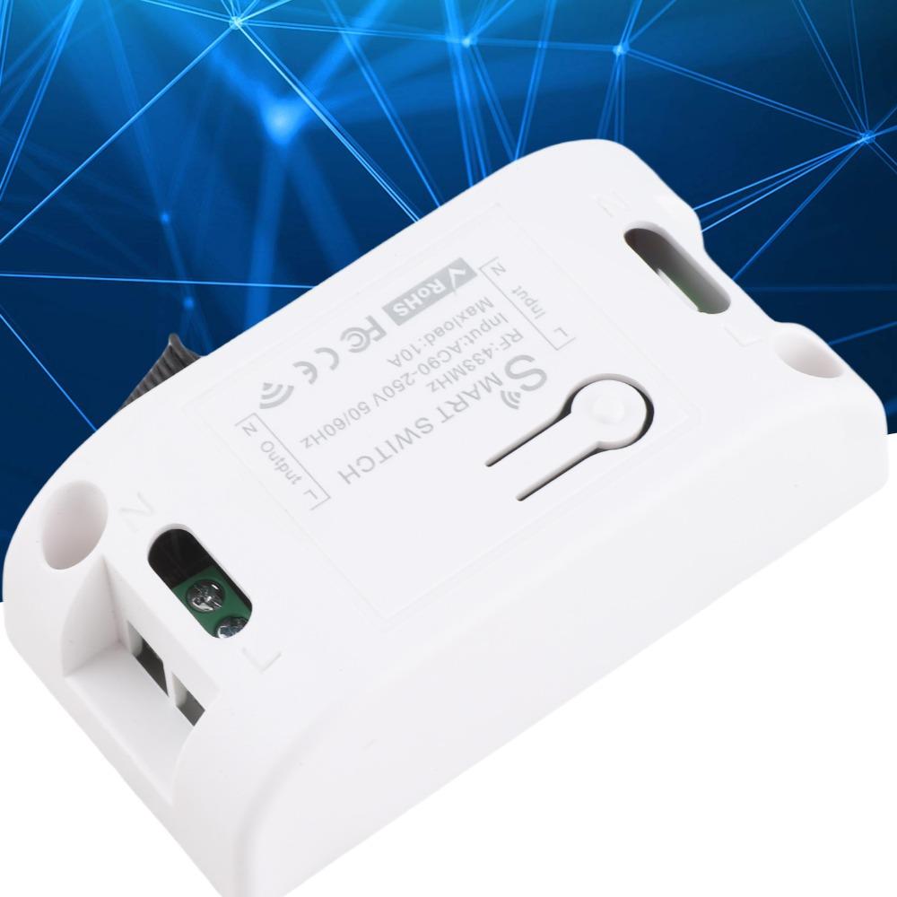 433Mhz WIFI Smart Switch WIFI Remote Control Timer Appliances Controller  LED Light