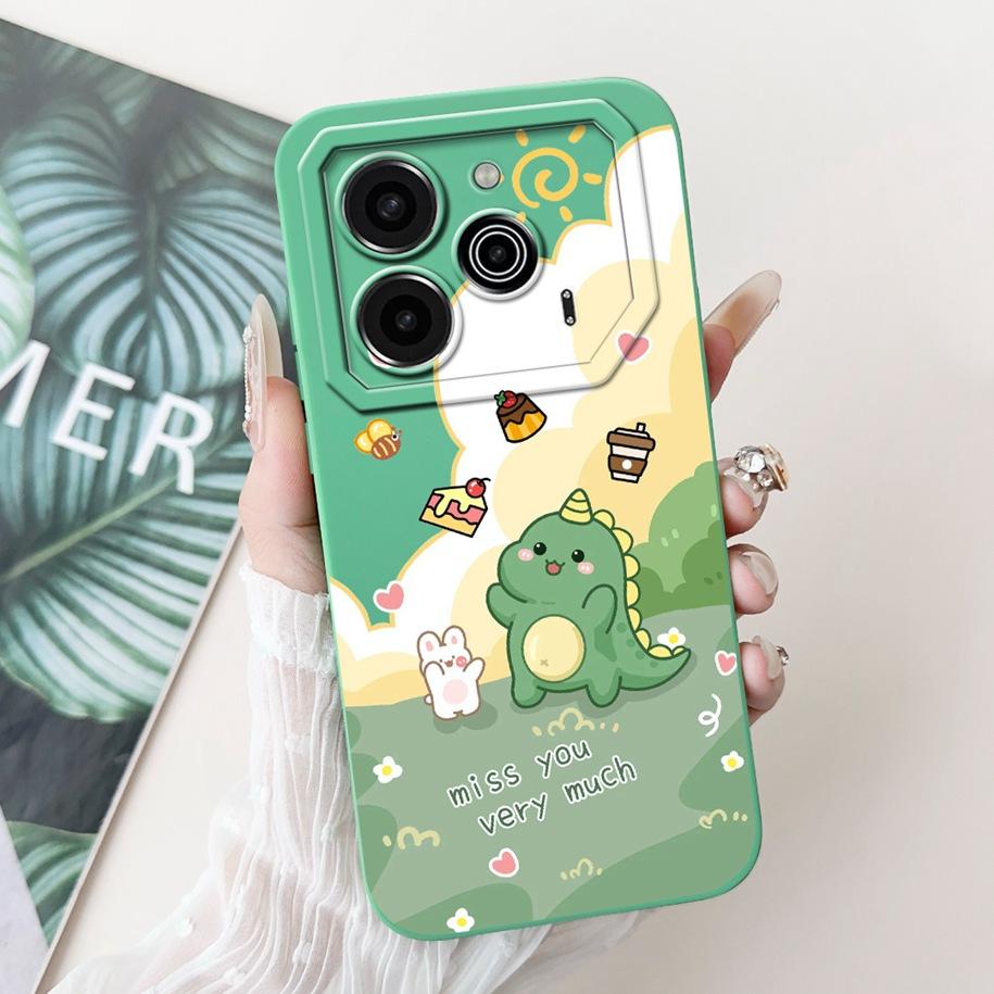 Für Tecno Pova 6 Pro 5G 2024 Hülle LI9 Kameraobjektiv Schutzabdeckung Niedlicher Panda Cartoon Weicher Stoßfänger Für Tecno Pova 6 Pova6 5G Capa