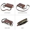 Genuine Leather Laptop Bag For MacBook Pro 14.2 Multi-Functional Crossbody Handheld