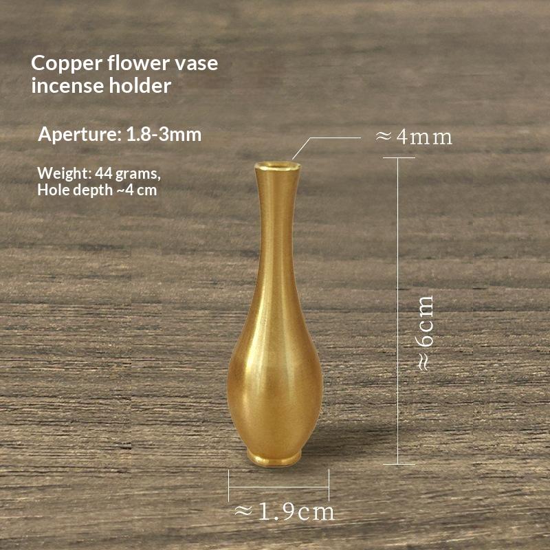 1Pcs Portable Incense Burner Multi Purpose Water Drop Shape Brass Incense Holder Home Office Teahouse Zen Ornament Supplies