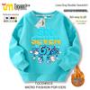 Shan Hai Jing Kids' Fleece-Lined Hoodie - 67 Pixels Design, Round Neck, Boys & Girls, Medium/Large