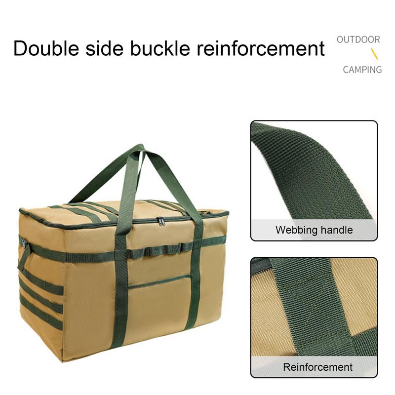 Outdoor Camping Tote Bag Large Capacity Storage Lamp Tableware Bag Camping Tool Picnic Travel Bag Outdoor Camping Storage Bag