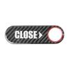 For Tesla Model 3 Model Y 2018-2026 Carbon Fiber Rear Trunk Switch Button Prompt Sticker Trim Car Interior Tuning Accessories