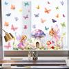 Watercolor Genie Mushroom Study Room Living Room Bedroom Wall Decoration Beautification Stickers