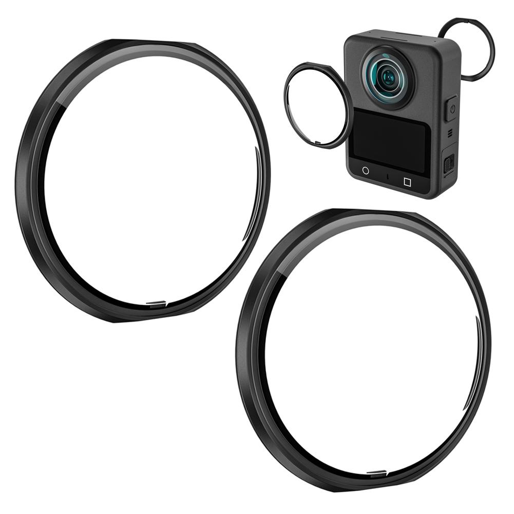 2 Stück Linsenschutz für DJI OSMO 360 Panorama Kamera Linsenschutzabdeckung Wasserdicht und Staubdicht Linsenschutz Zubehör