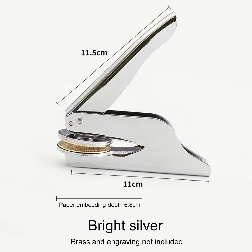 DIY Samolepka na ozubené kolo Ruční kleště Kovové výlisky Ražební kleště pro Party Hlavičkový papír LOGO Svatba Obálka Kůže