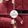 Yuzhaolin Women's Deep Purple Padded Winter Coat