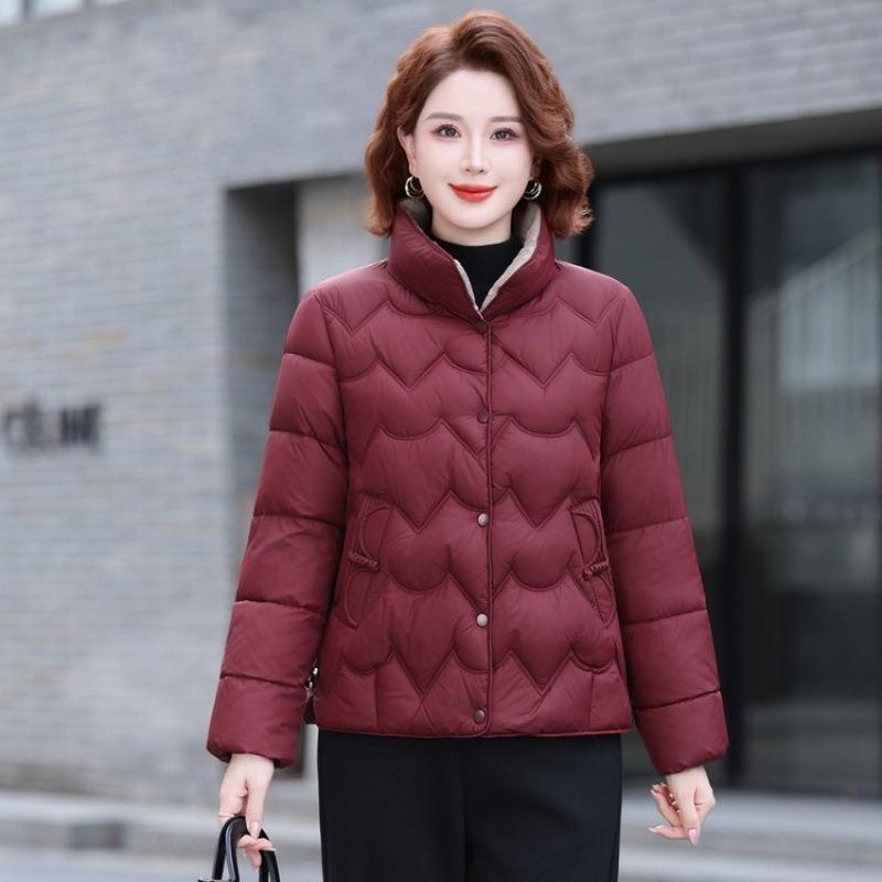 Short Down Padded Clothes Women's New Stand-up Collar Loose Warm Padded Clothes Winter Padded Jacket