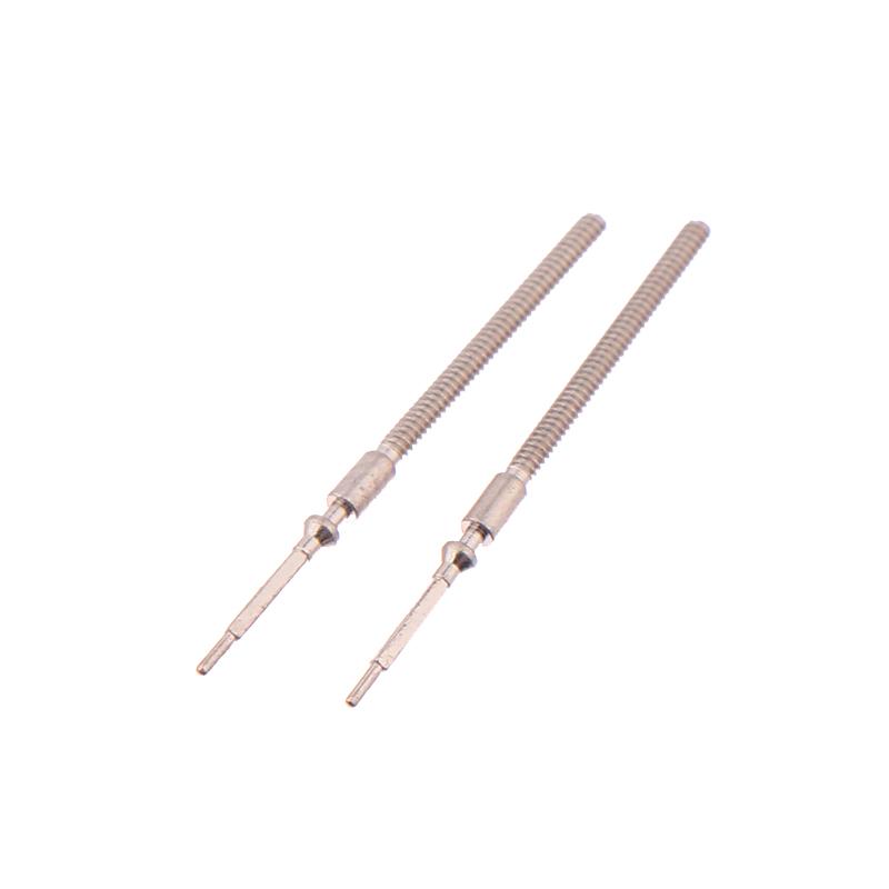 2Pcs 3135 Winding Stem Movement Repair Tool 3135 Movement Winding Stem Steel Handle Rod Steel Stem Crown Metal Watch Stems